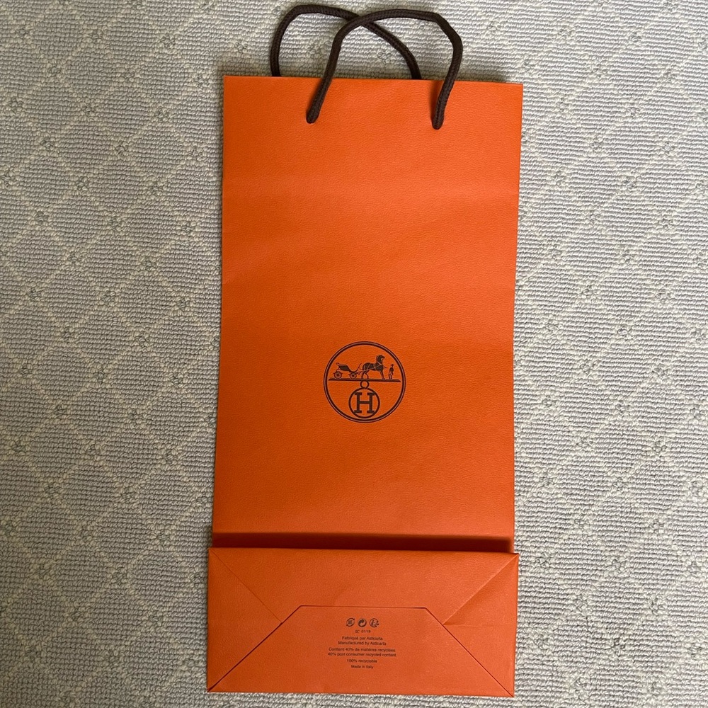 Authentic HERMES Box, Shopping Bag, Ribbon - Picture 8 of 8